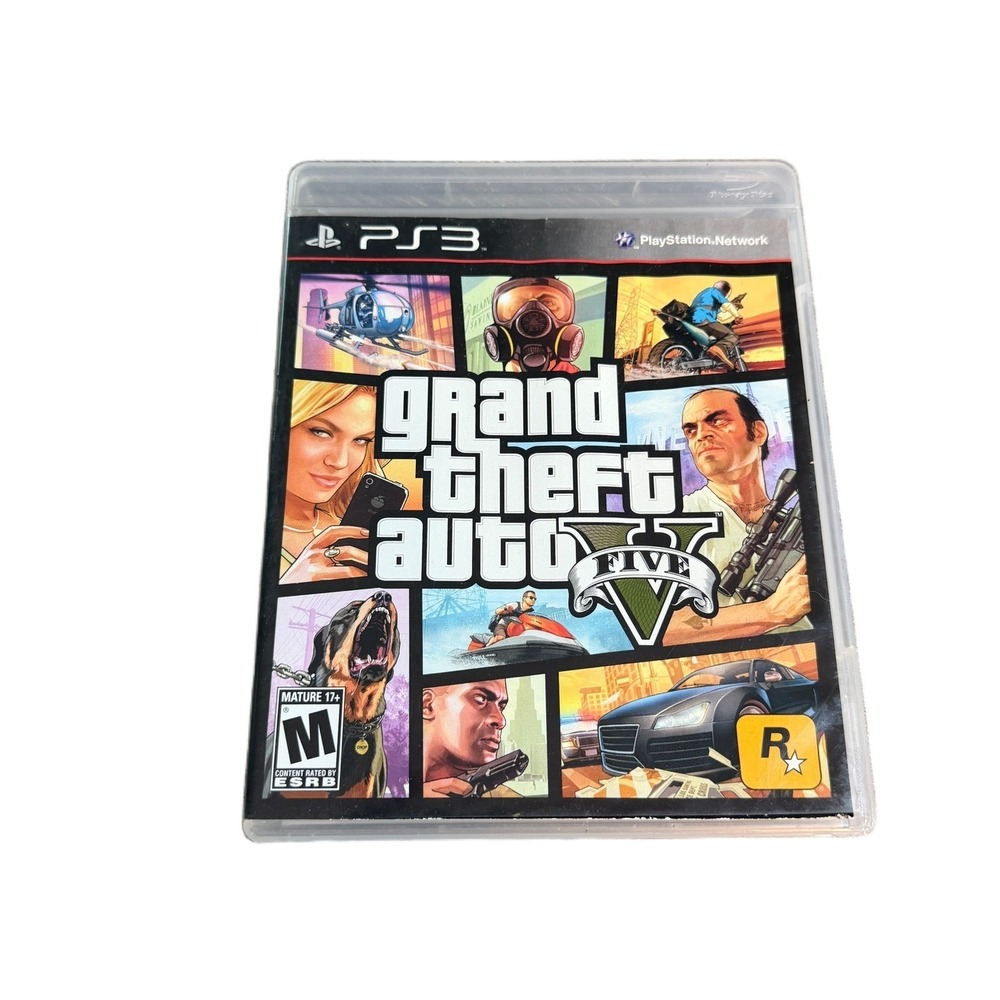 Grand Theft Auto V GTA 5 Sony PlayStation 3 PS3 Rockstar‎ Games 2013